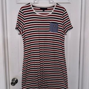 Tommy Hilfiger Dress, Striped with detail!